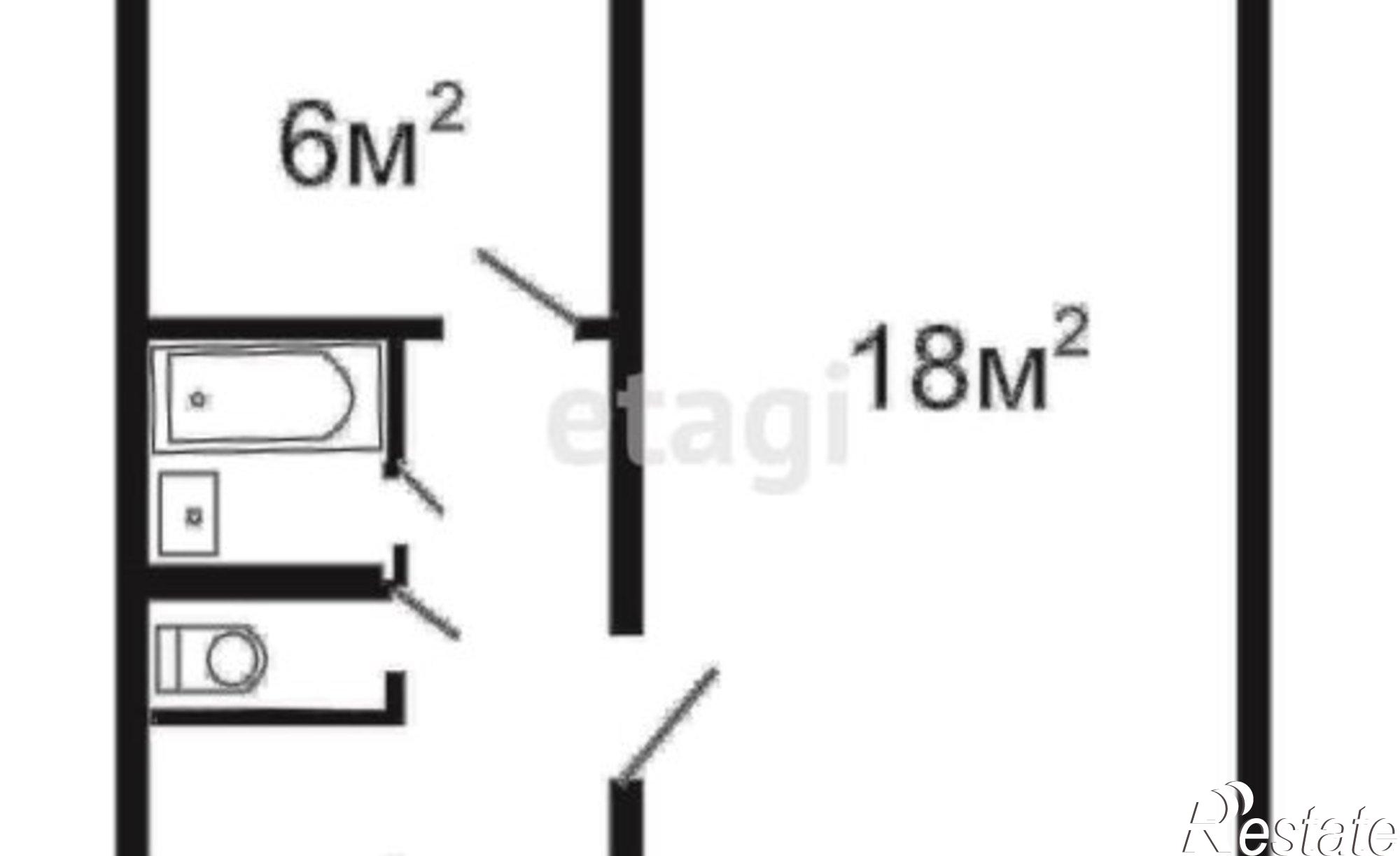 Купить квартиру за 2 600 000 рублей на пр-кт им. Ю.А.Гагарина 1-я линия, 10