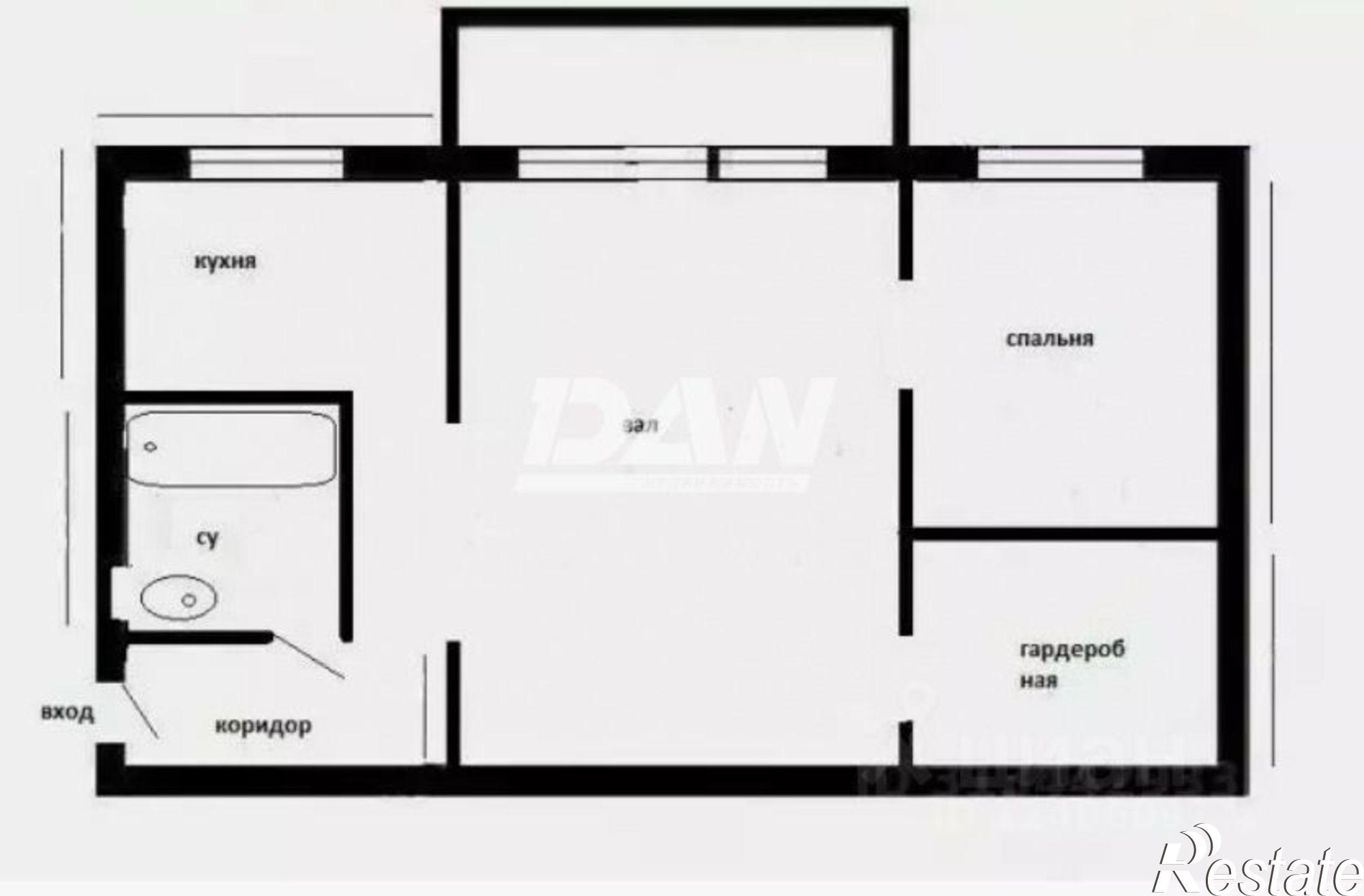 Купить квартиру за 2 180 000 рублей на Дворцовая улица, 9