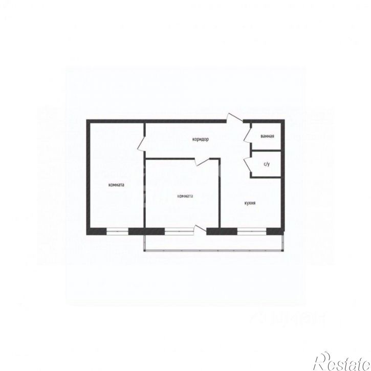 2-комн квартира Южно-Есаульская улица, 6,  д. 6