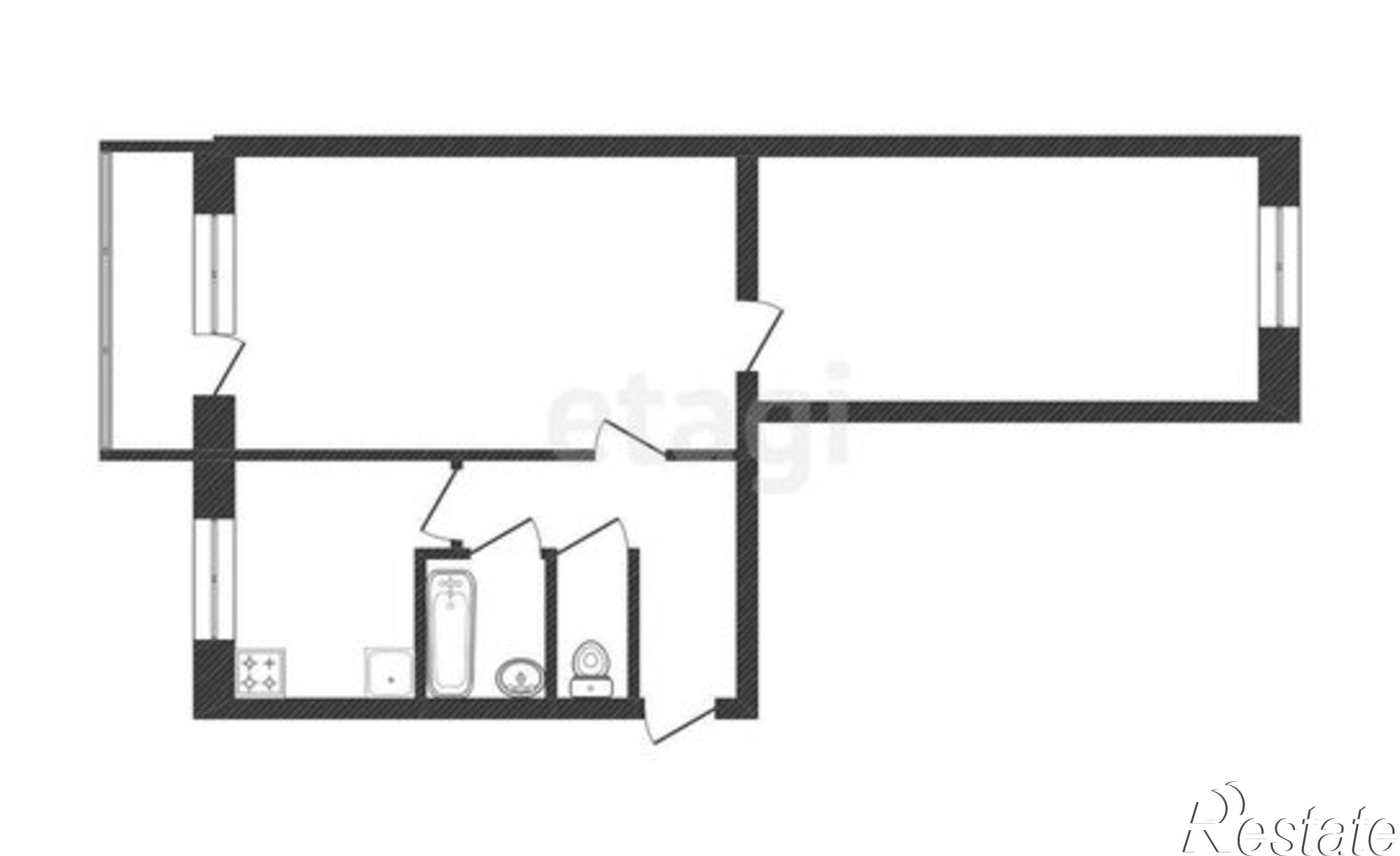 Купить квартиру за 2 300 000 рублей на Северо-Запад 1-й кв-л, 5