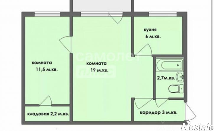 2-комн квартира пр-кт им Ю.А.Гагарина 4-я линия, 4,  д. 4