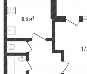1-комн, 33кв м, этаж 5/5 улица Урицкого, 40