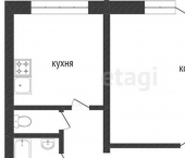 1-комн, 34кв м, этаж 7/9 кв-л Медик, 5