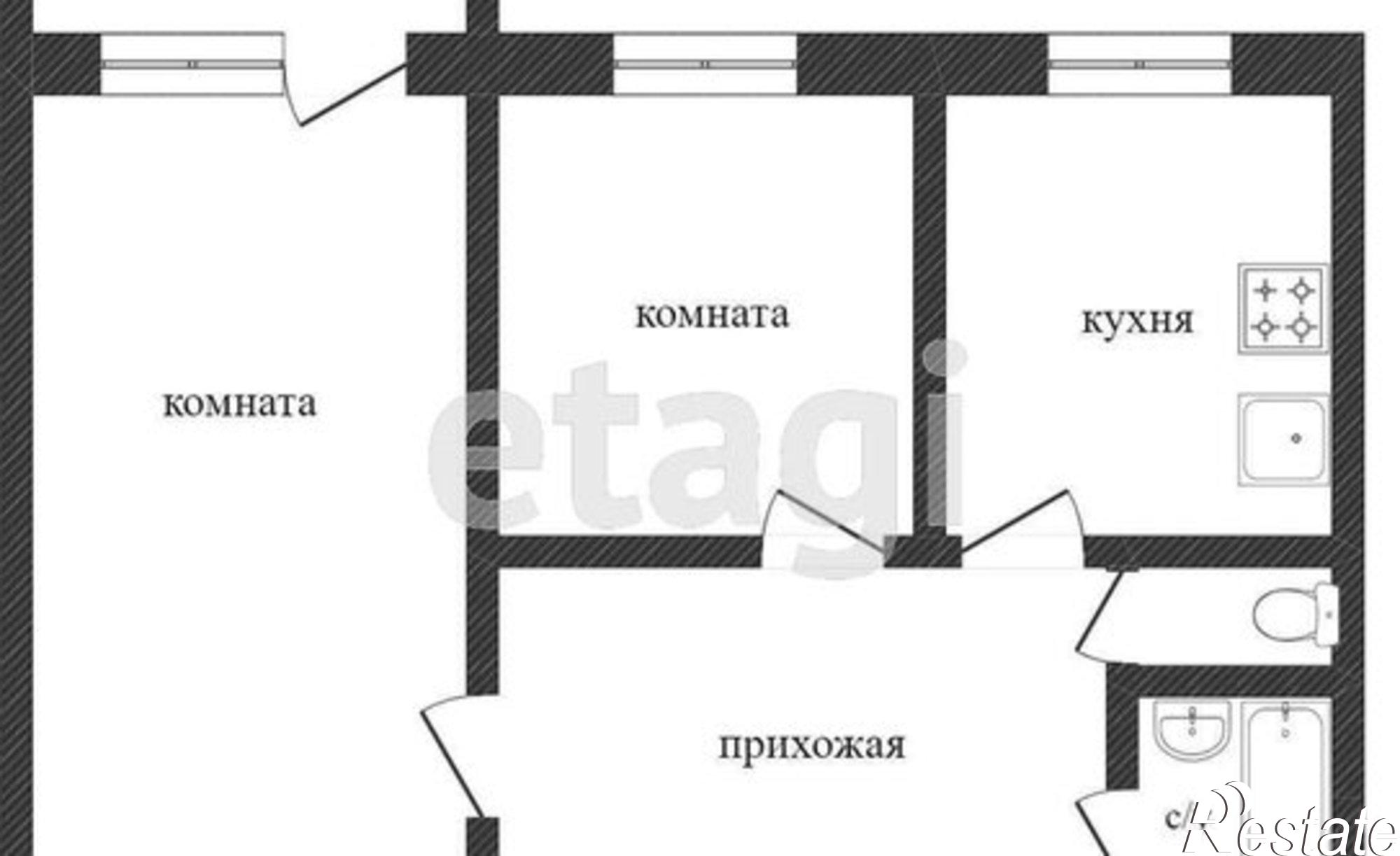 Купить квартиру за 1 590 000 рублей на 3-я Тесьминская улица, 114