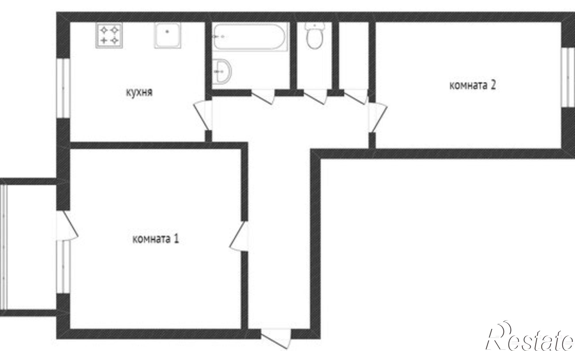 Купить квартиру за 4 600 000 рублей на улица 40 лет Победы, 19