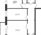 3-комн, 68кв м, этаж 1/10 ул им. Е.И.Пугачева, 10