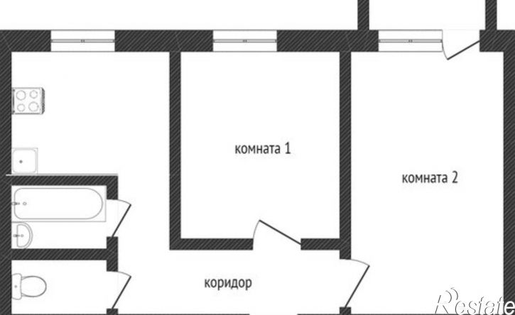 2-комн квартира пр-кт им Ю.А.Гагарина 7-я линия, 10,  д. 10