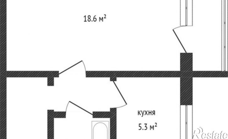 1-комн квартира улица Космонавтов, 37,  д. 37