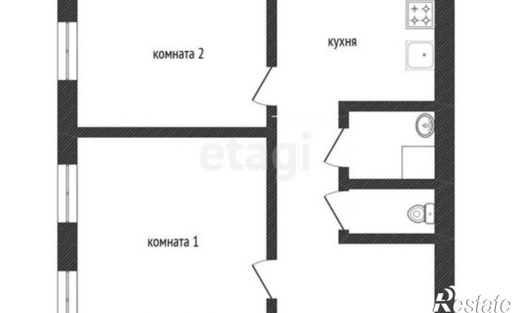 2-комн квартира улица Карла Маркса, 13,  д. 13