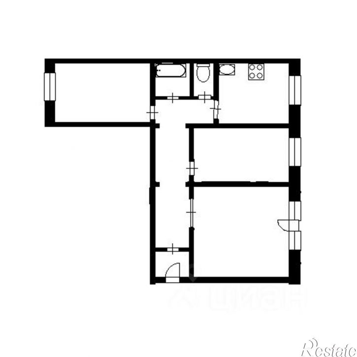 3-комн квартира улица Урицкого, 35,  д. 35