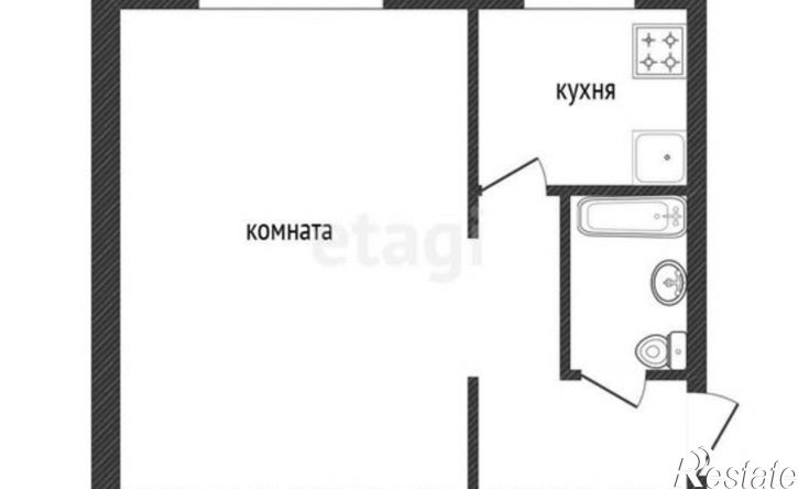 1-комн квартира ул Дворцовая, 9,  д. 9