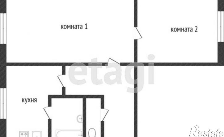 2-комн квартира улица Машиностроителей, 35,  д. 35