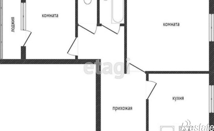 2-комн квартира 3-я Нижне-Вокзальная улица, 2,  д. 2