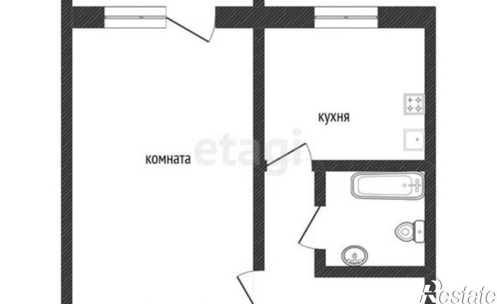 1-комн квартира пр-кт им Ю.А.Гагарина 3-й мкр, 17,  д. 17