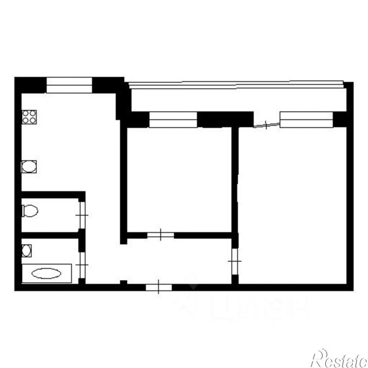 2-комн квартира улица Степана Разина, 114,  д. 114