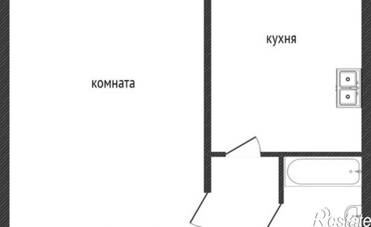 1-комн квартира улица Свердлова, 12,  д. 12