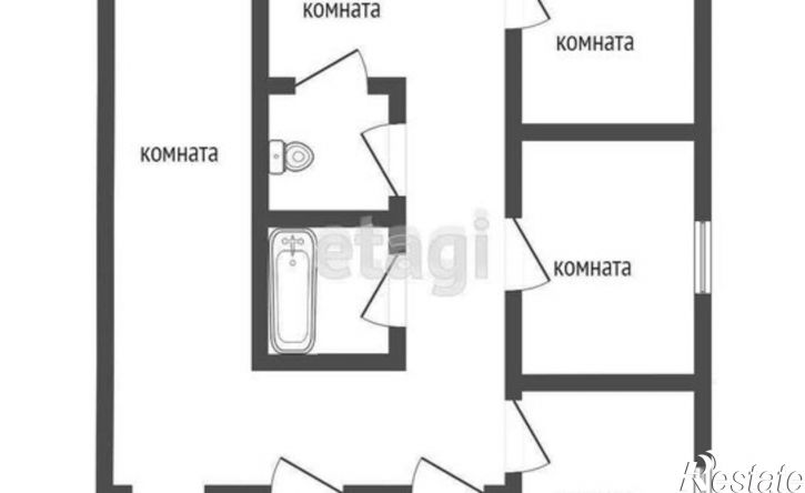 5-комн квартира ул Тульская, 12,  д. 12