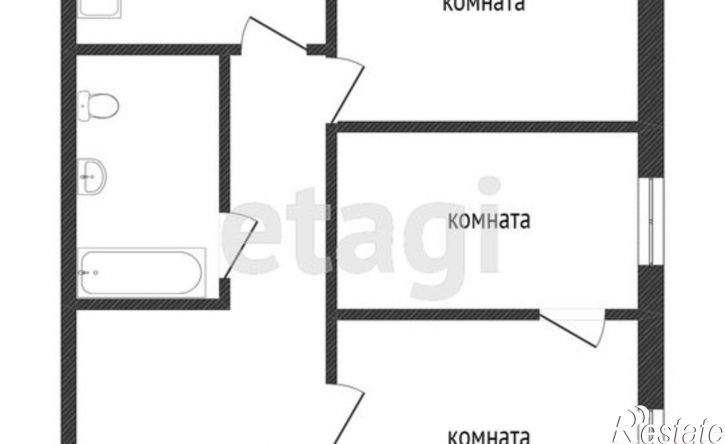 3-комн квартира ул Косотурская, 2,  д. 2