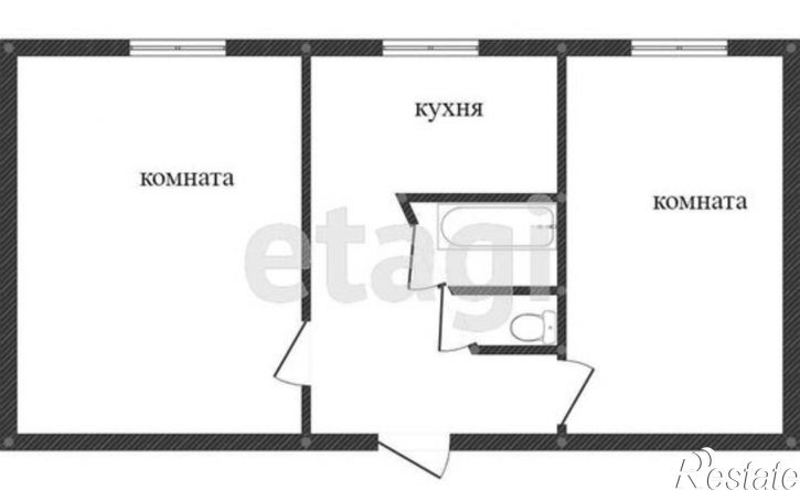 2-комн квартира ул им И.И.Шишкина, 11А,  д. 11А