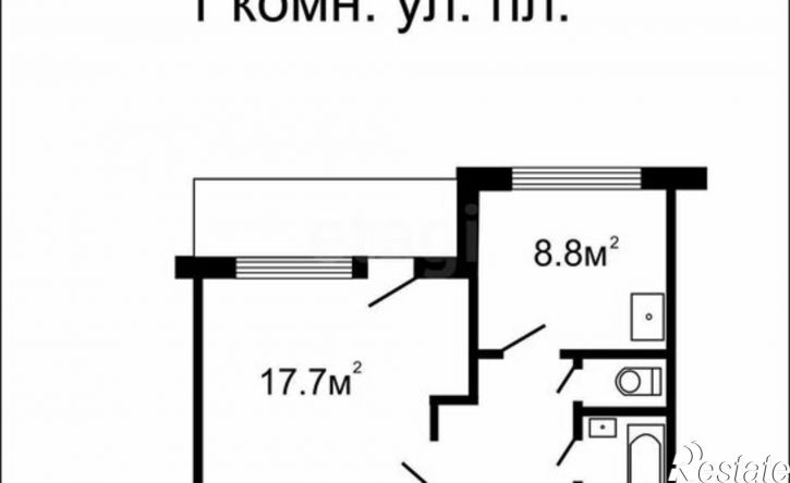 2-комн квартира ул 40-летия Победы, 22А,  д. 22А