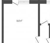 1-комн, 32кв м, этаж 8/9 пр-кт Мира, 22
