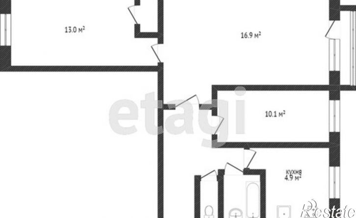 3-комн квартира ул им. В.П.Чкалова, 1,  д. 1