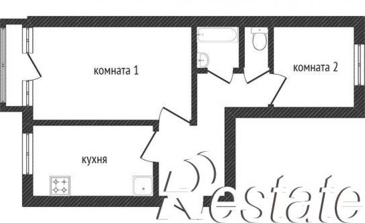 2-комн квартира улица Урицкого, 32,  д. 32