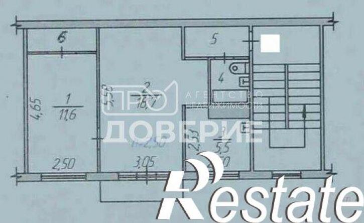 2-комн квартира проспект имени Ю. А. Гагарина 1-я линия, 18,  д. 18