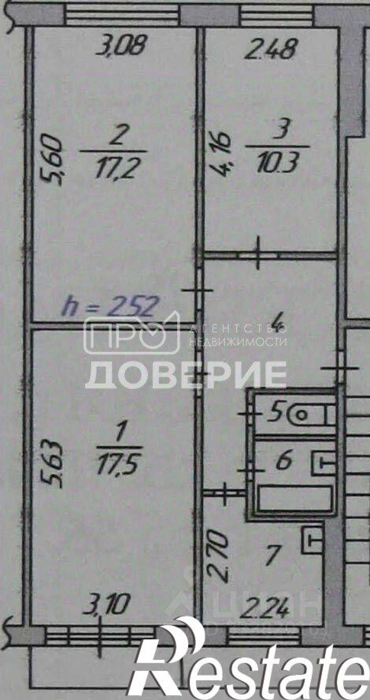 3-комн квартира проспект 30-летия Победы, 8,  д. 8