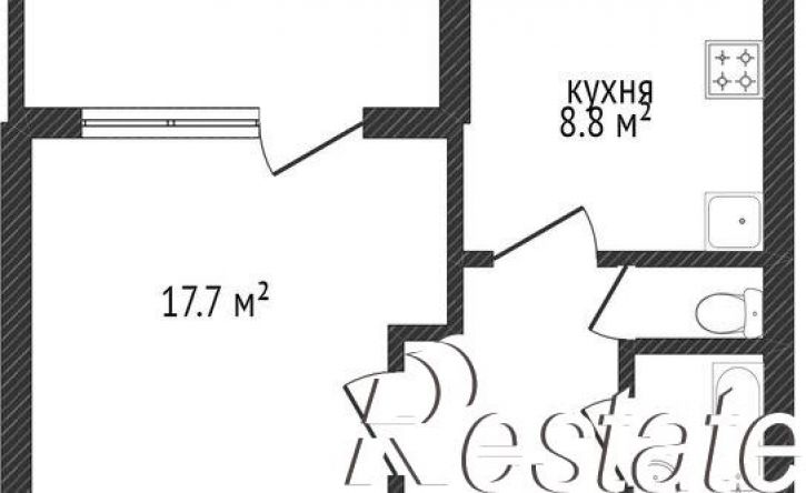 1-комн квартира улица Румянцева, 97,  д. 97