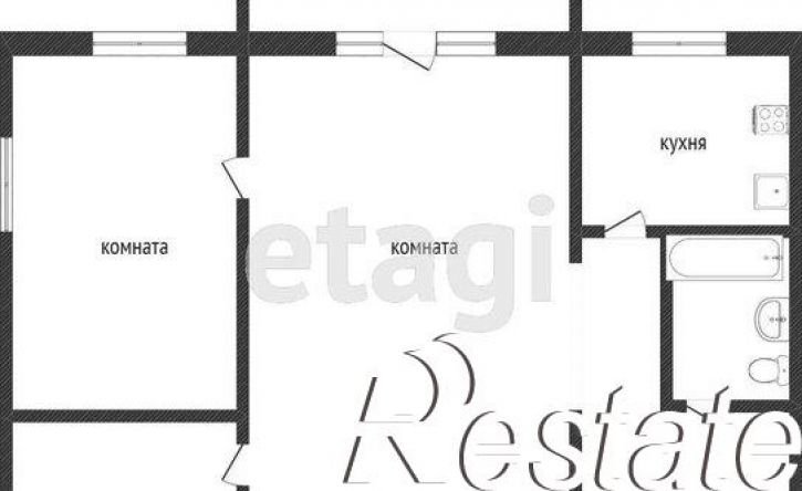 2-комн квартира улица Металлургов, 10,  д. 10