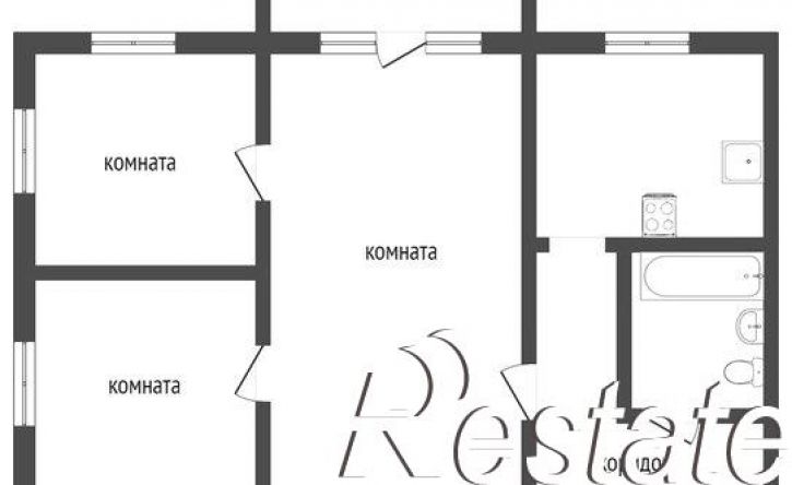 3-комн квартира улица Грибоедова, 16,  д. 16