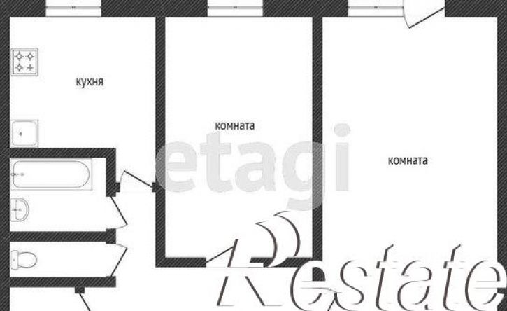 2-комн квартира проезд Профсоюзов, 8,  д. 8
