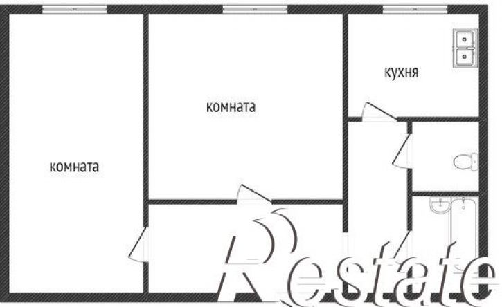 2-комн квартира проспект 30-летия Победы, 8А,  д. 8А