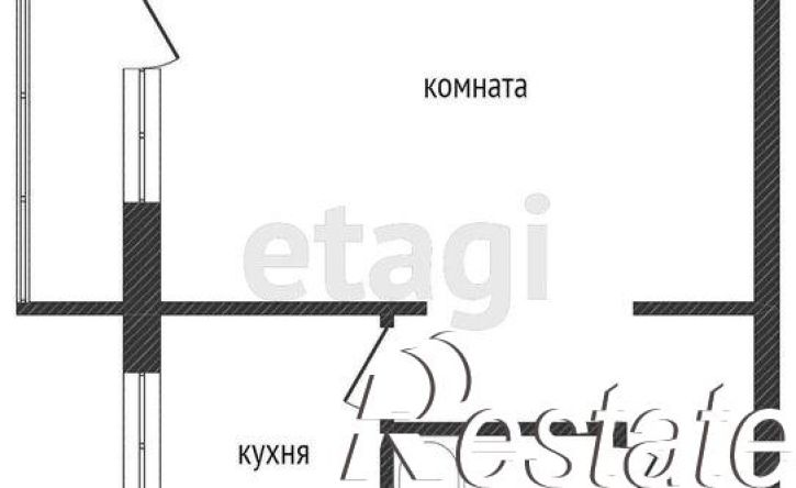 1-комн квартира улица Грибоедова, 1,  д. 1