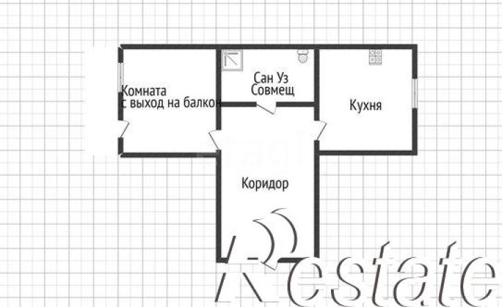 1-комн квартира кв-л Медик, 11,  д. 11
